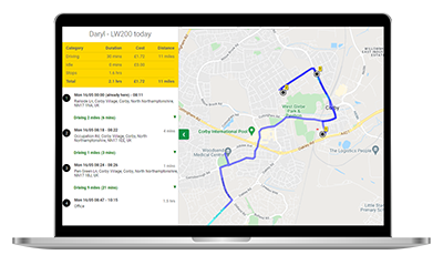 Live Tracking screen